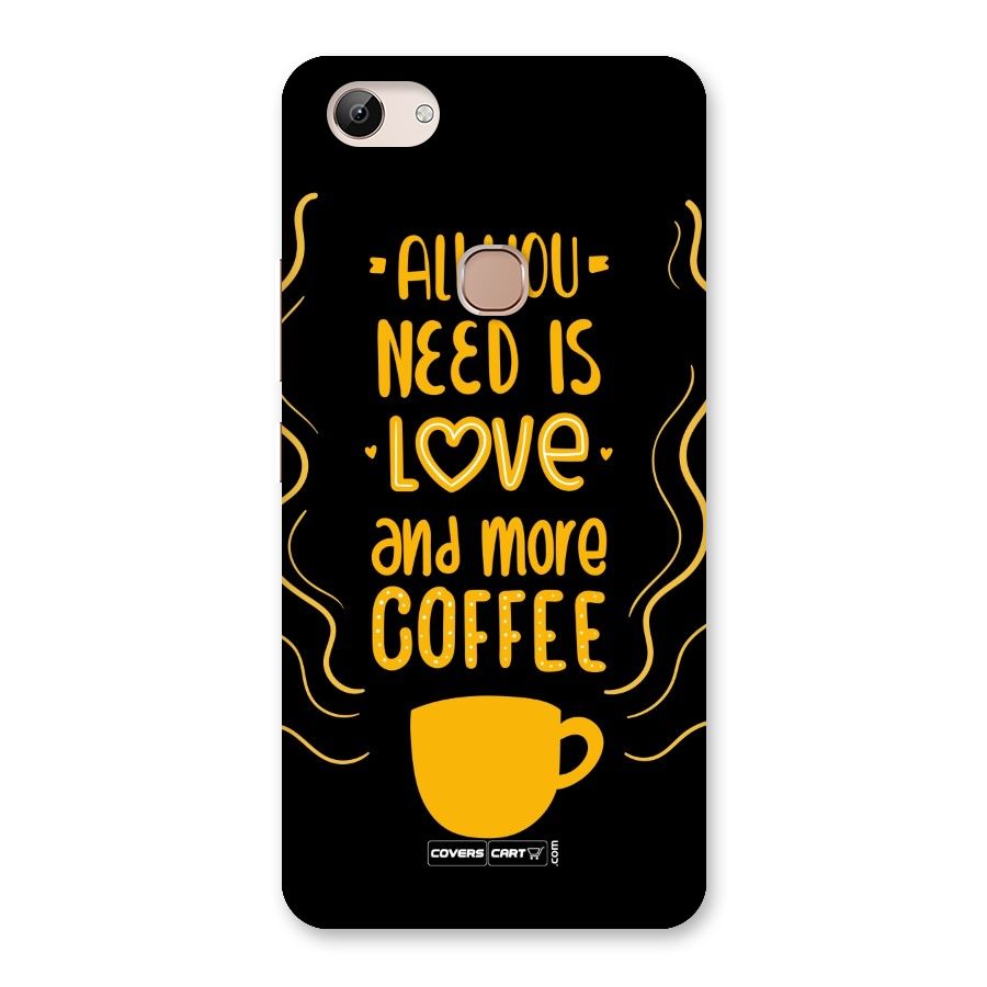 Love and More Coffee Back Case for Vivo Y83