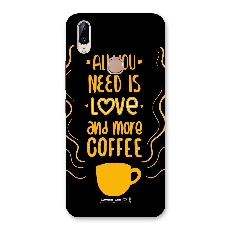 Love and More Coffee Back Case for Vivo Y83 Pro
