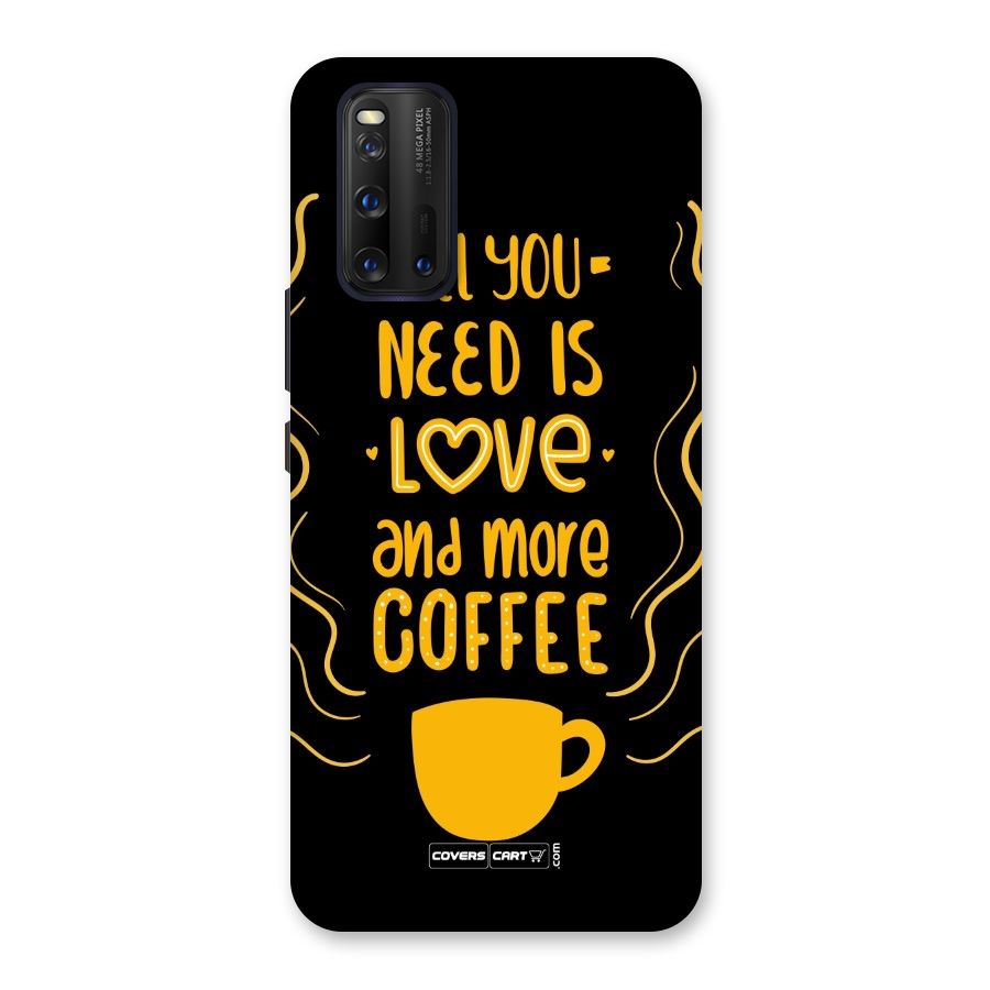 Love and More Coffee Back Case for Vivo iQOO 3