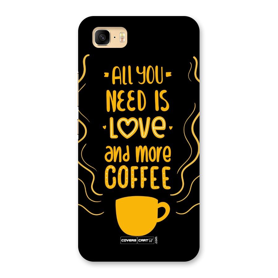Love and More Coffee Back Case for Zenfone 3s Max