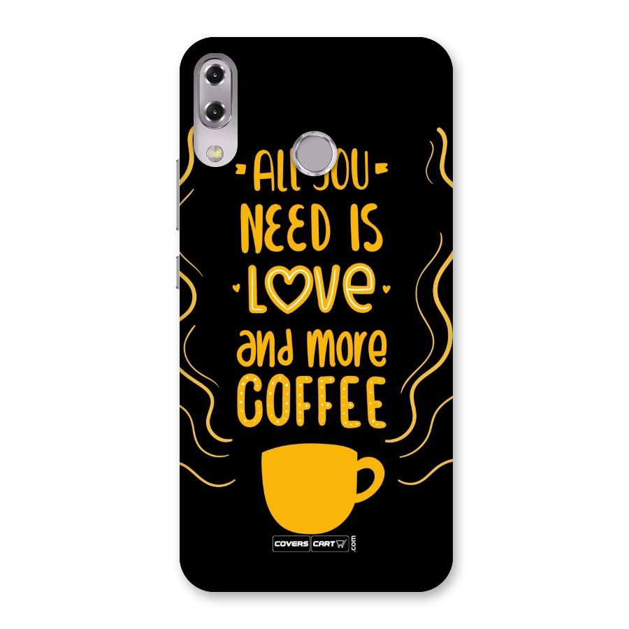 Love and More Coffee Back Case for Zenfone 5Z