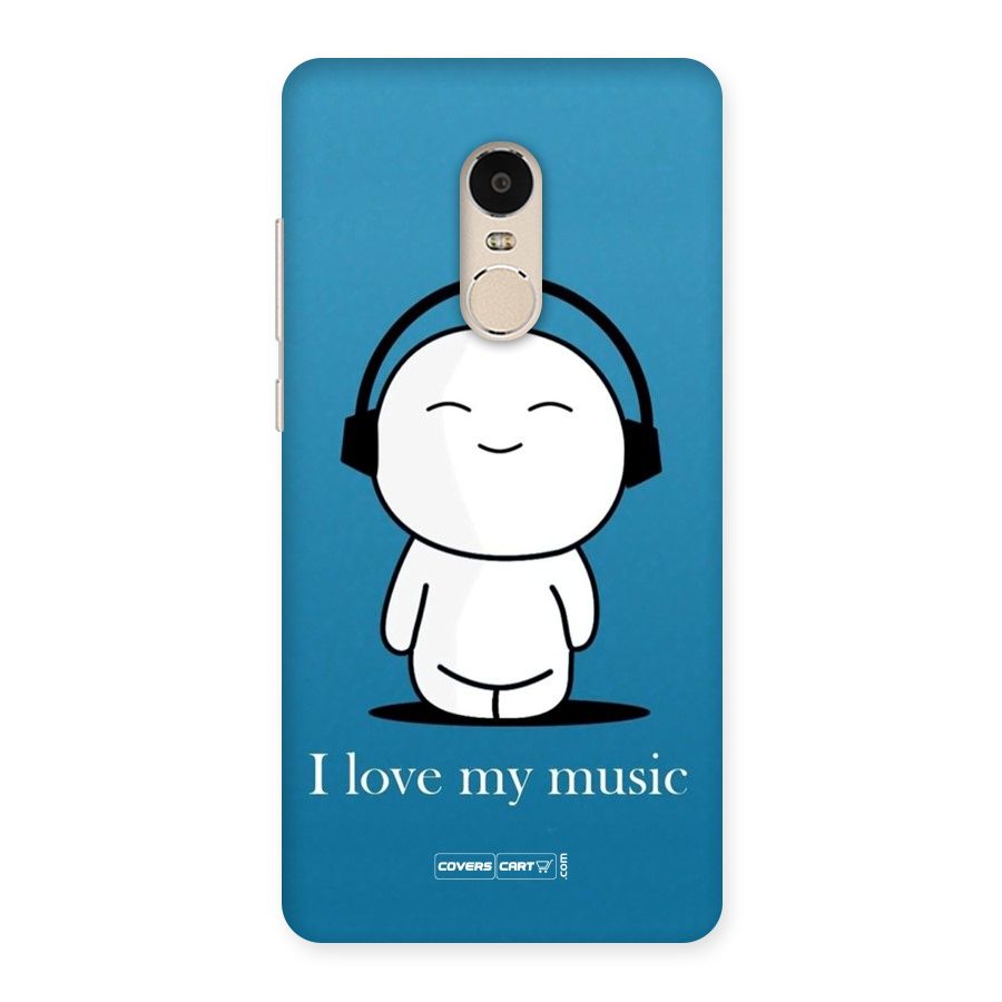 Love for Music Back Case for Xiaomi Redmi Note 4