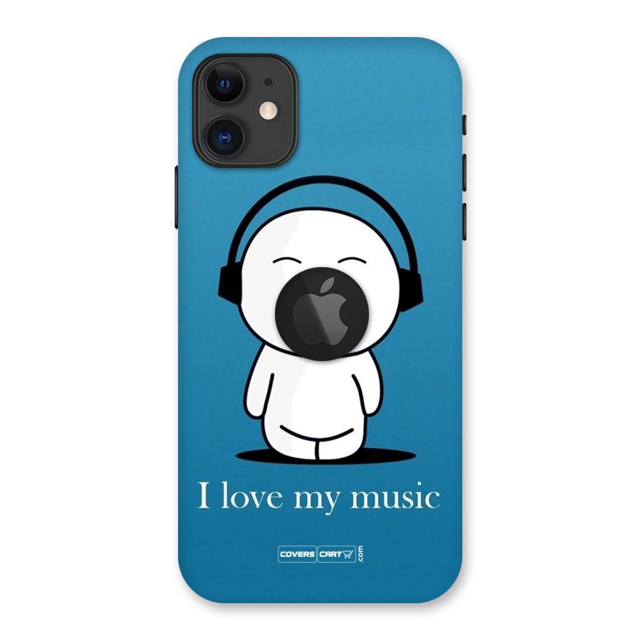 Love for Music Back Case for iPhone 11 Logo Cut