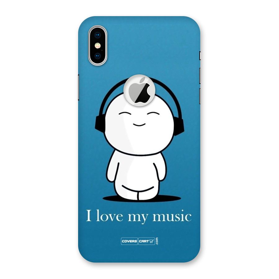 Love for Music Back Case for iPhone X Logo Cut