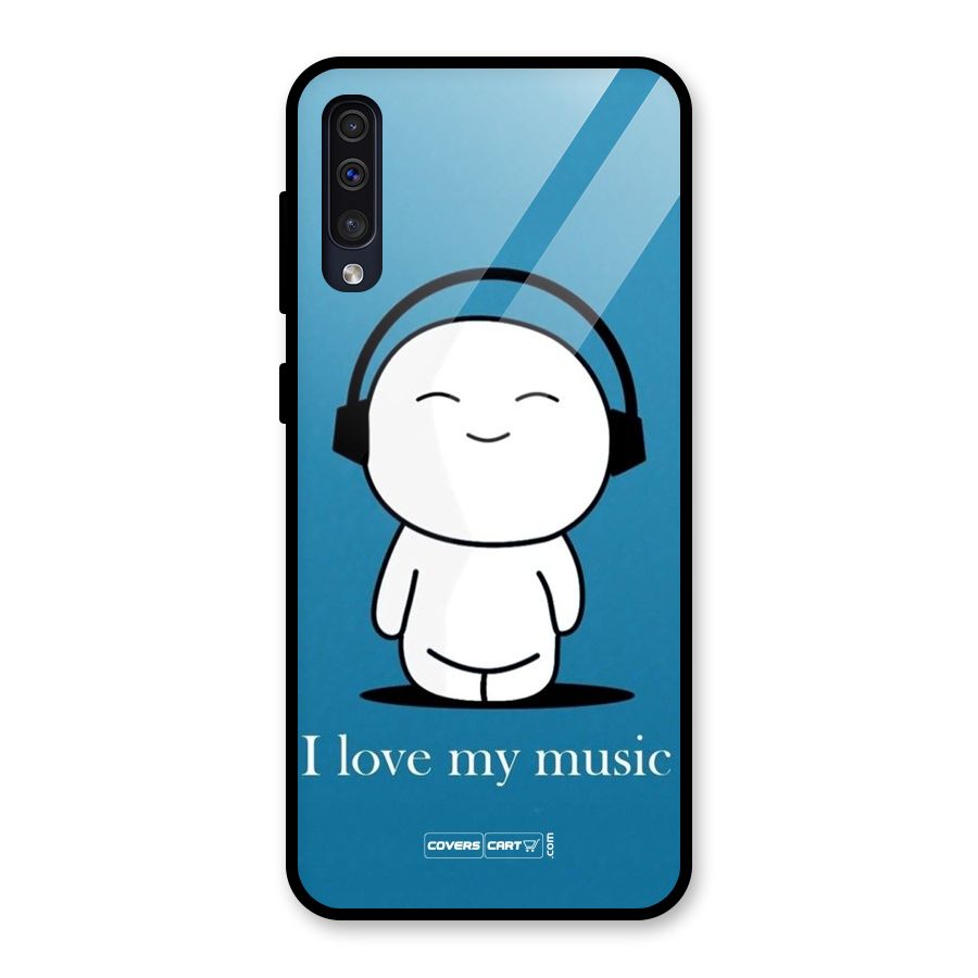 Love for Music Glass Back Case for Galaxy A50