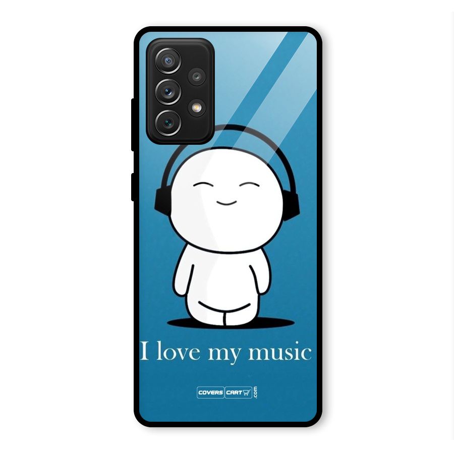 Love for Music Glass Back Case for Galaxy A72