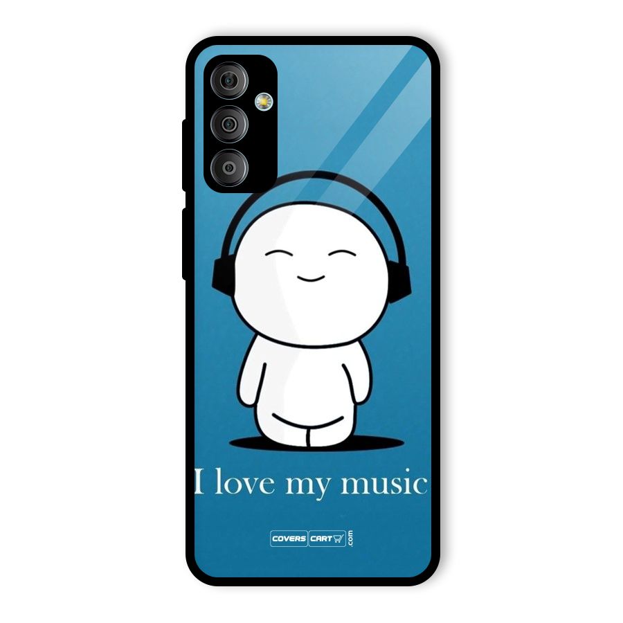 Love for Music Glass Back Case for Galaxy F23