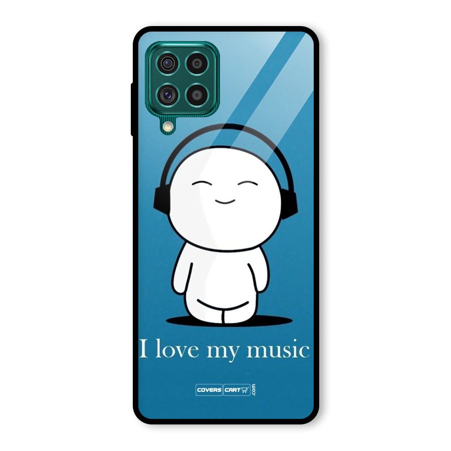 Love for Music Glass Back Case for Galaxy F62