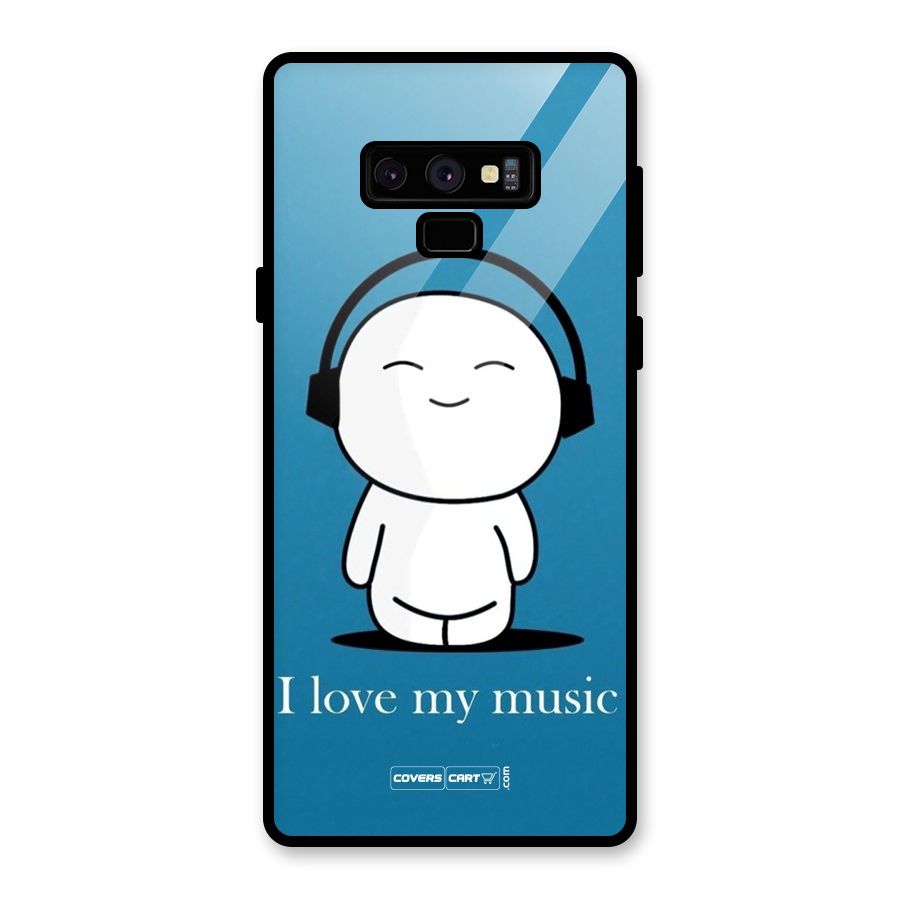 Love for Music Glass Back Case for Galaxy Note 9