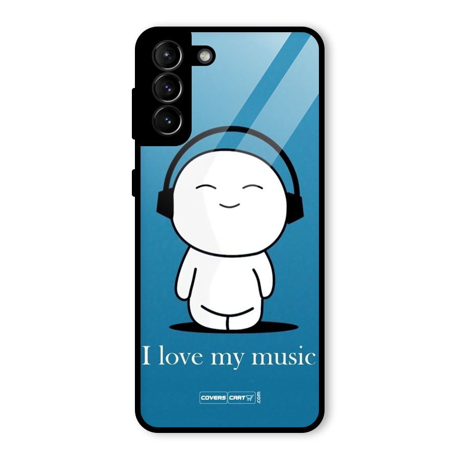 Love for Music Glass Back Case for Galaxy S21 Plus