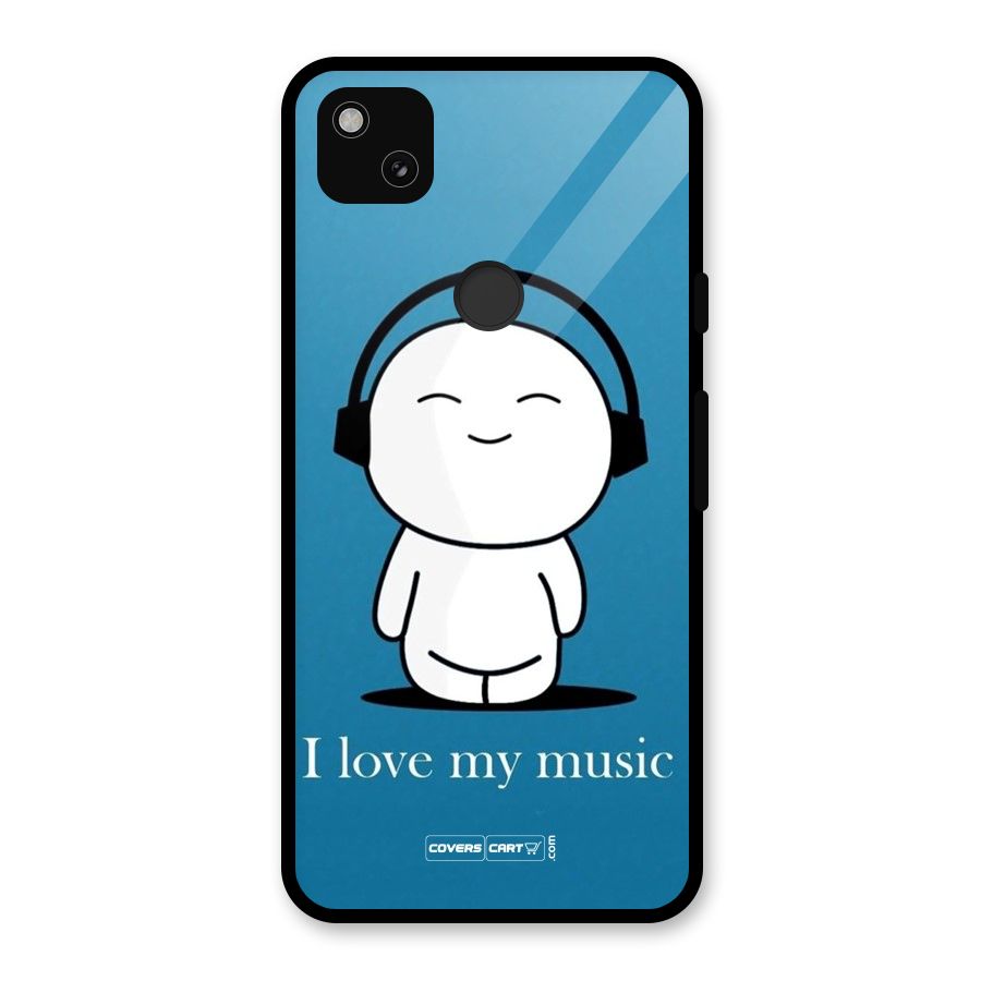 Love for Music Glass Back Case for Google Pixel 4a