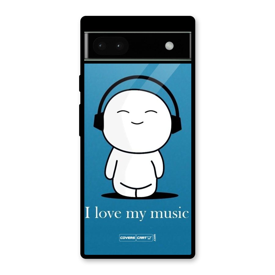 Love for Music Glass Back Case for Google Pixel 6a