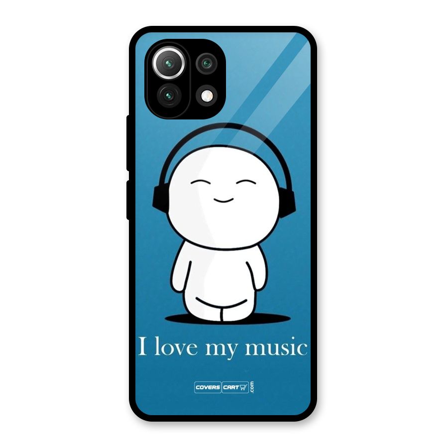Love for Music Glass Back Case for Mi 11 Lite NE 5G