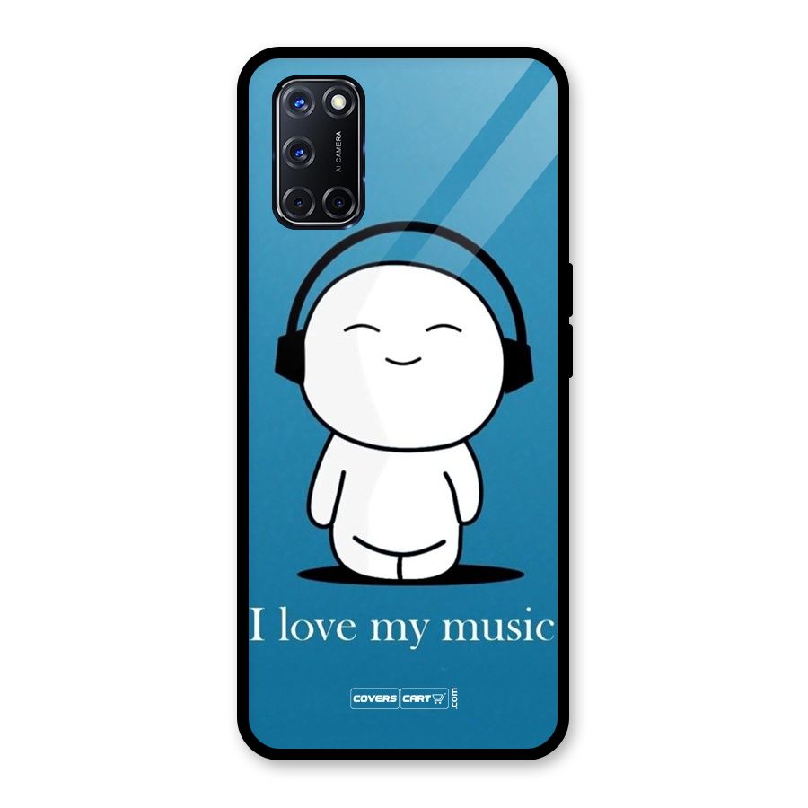 Love for Music Glass Back Case for Oppo A52