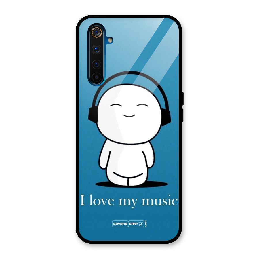 Love for Music Glass Back Case for Realme 6 Pro