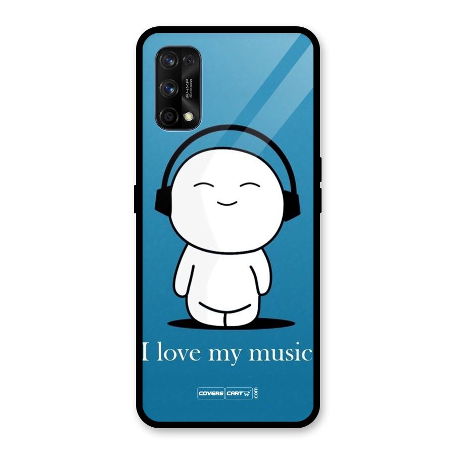 Love for Music Glass Back Case for Realme 7 Pro