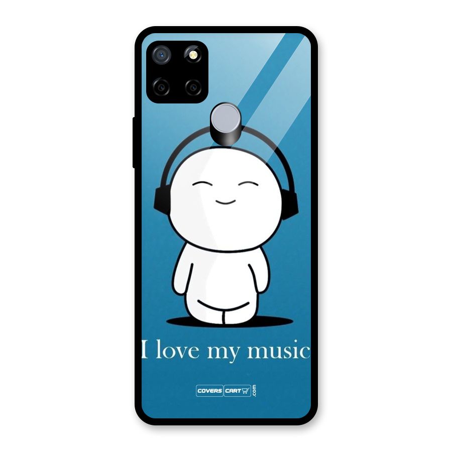 Love for Music Glass Back Case for Realme C15