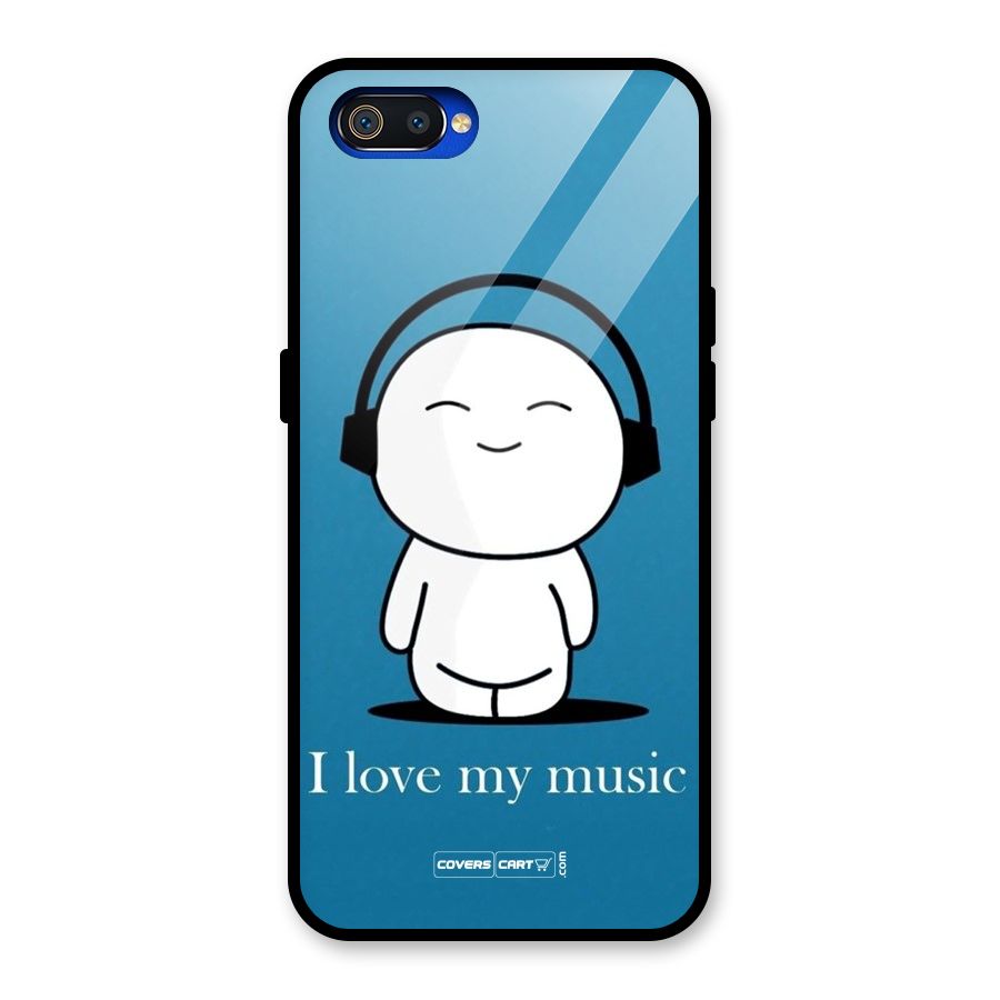 Love for Music Glass Back Case for Realme C2