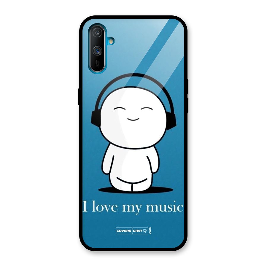Love for Music Glass Back Case for Realme C3