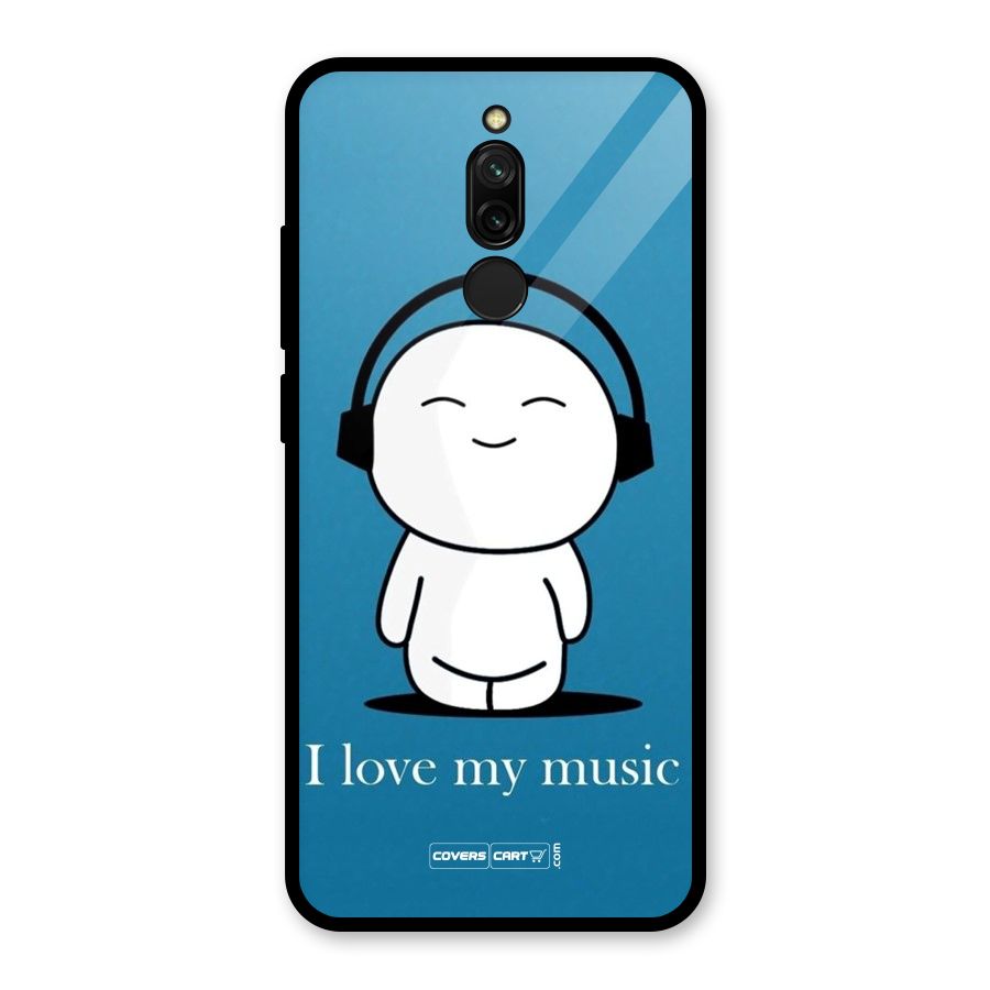 Love for Music Glass Back Case for Redmi 8