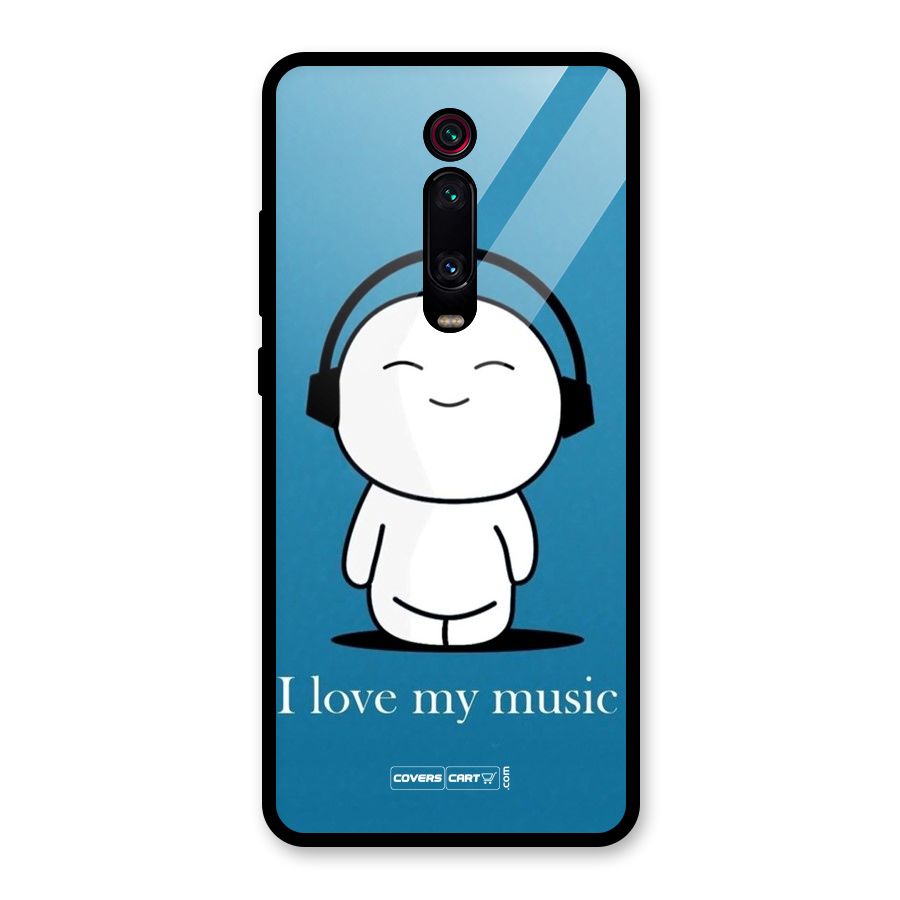 Love for Music Glass Back Case for Redmi K20 Pro