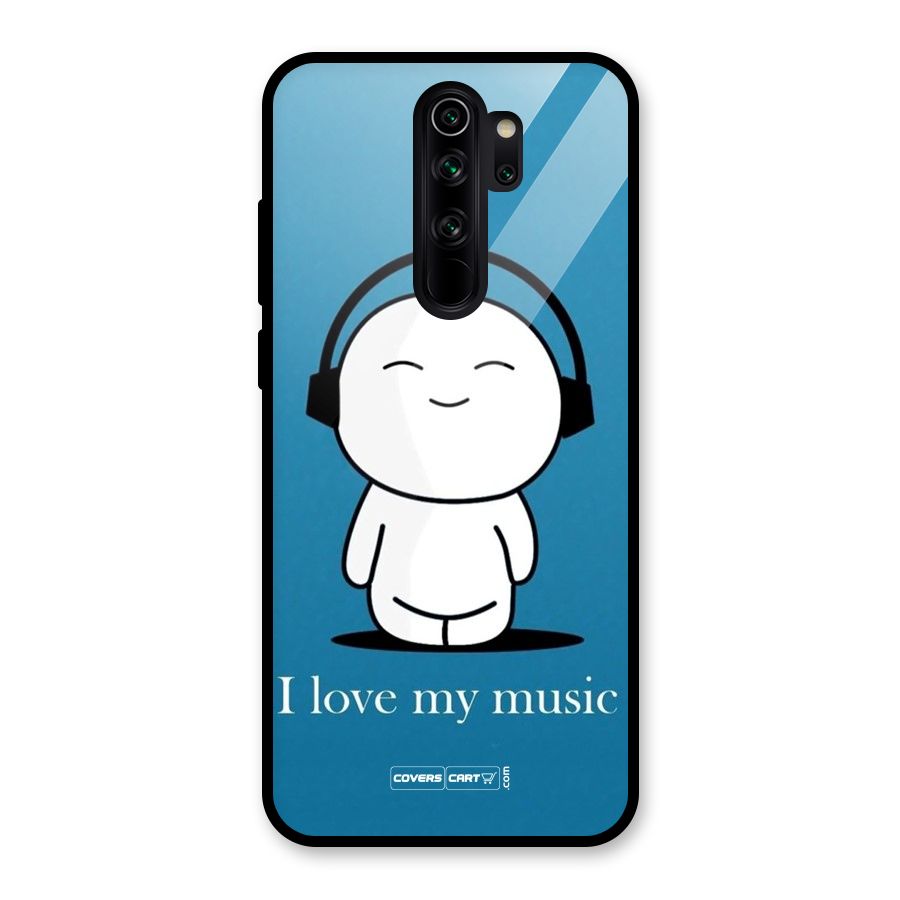 Love for Music Glass Back Case for Redmi Note 8 Pro