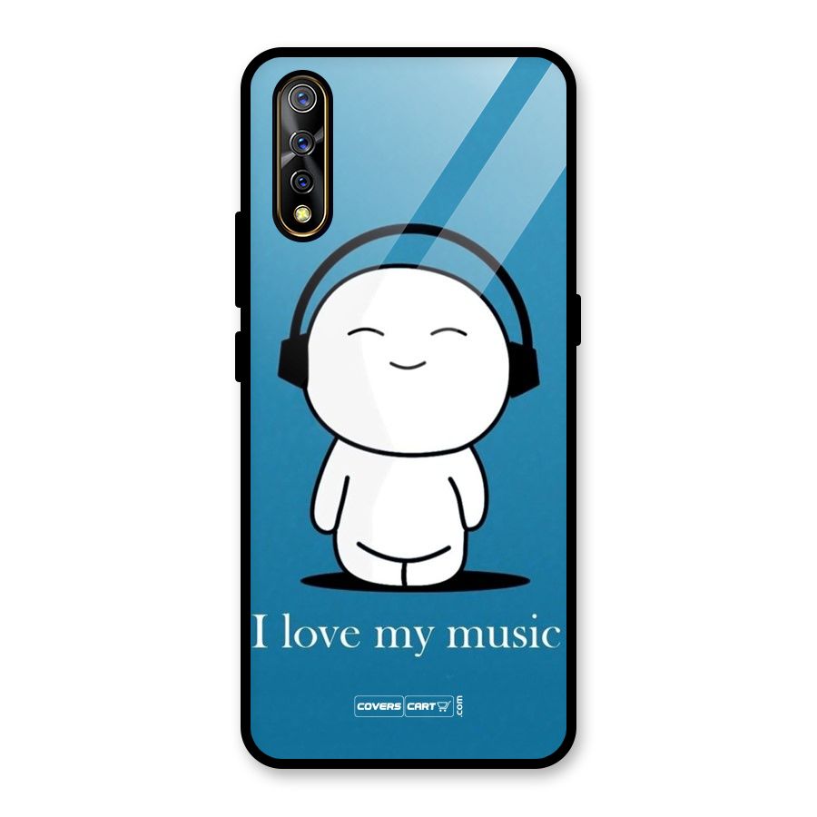 Love for Music Glass Back Case for Vivo S1