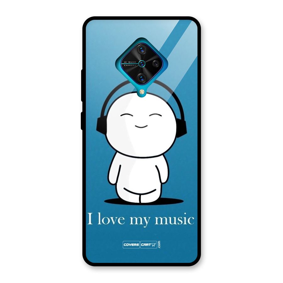 Love for Music Glass Back Case for Vivo S1 Pro