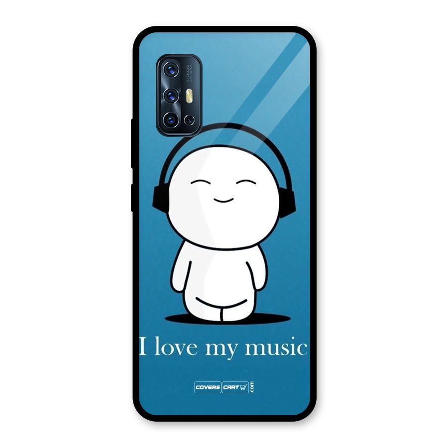 Love for Music Glass Back Case for Vivo V17