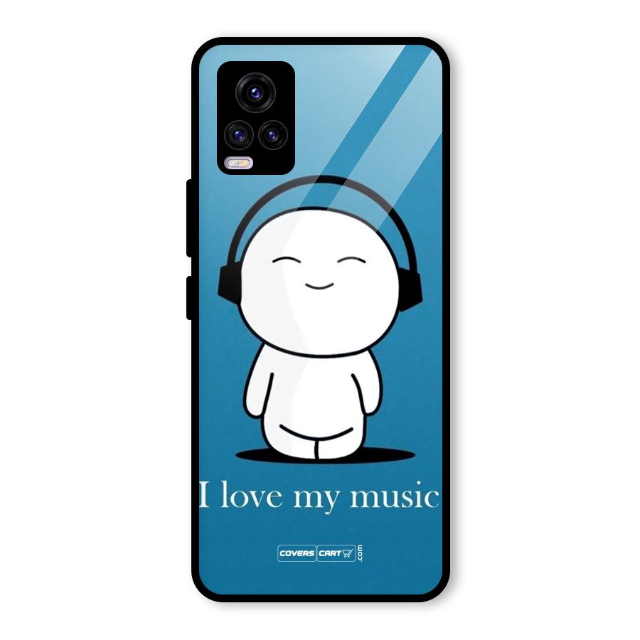 Love for Music Glass Back Case for Vivo V20