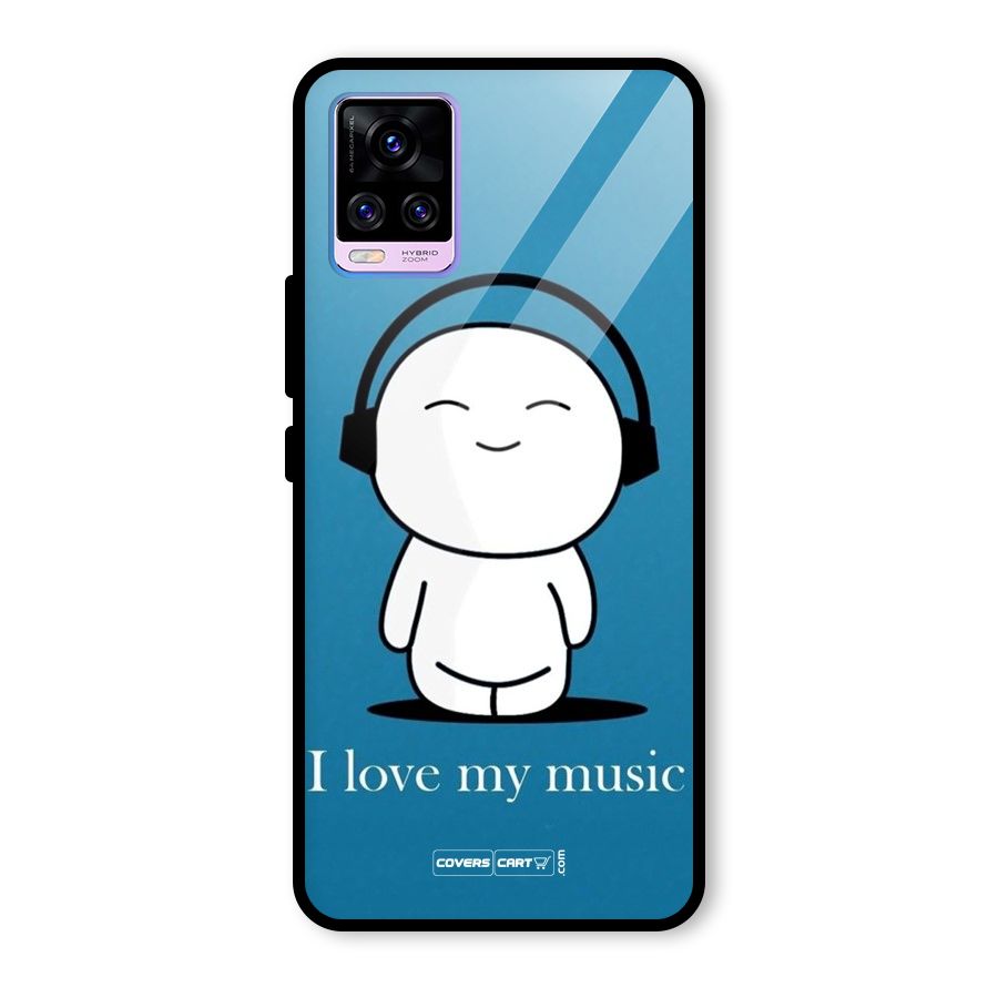 Love for Music Glass Back Case for Vivo V20 Pro