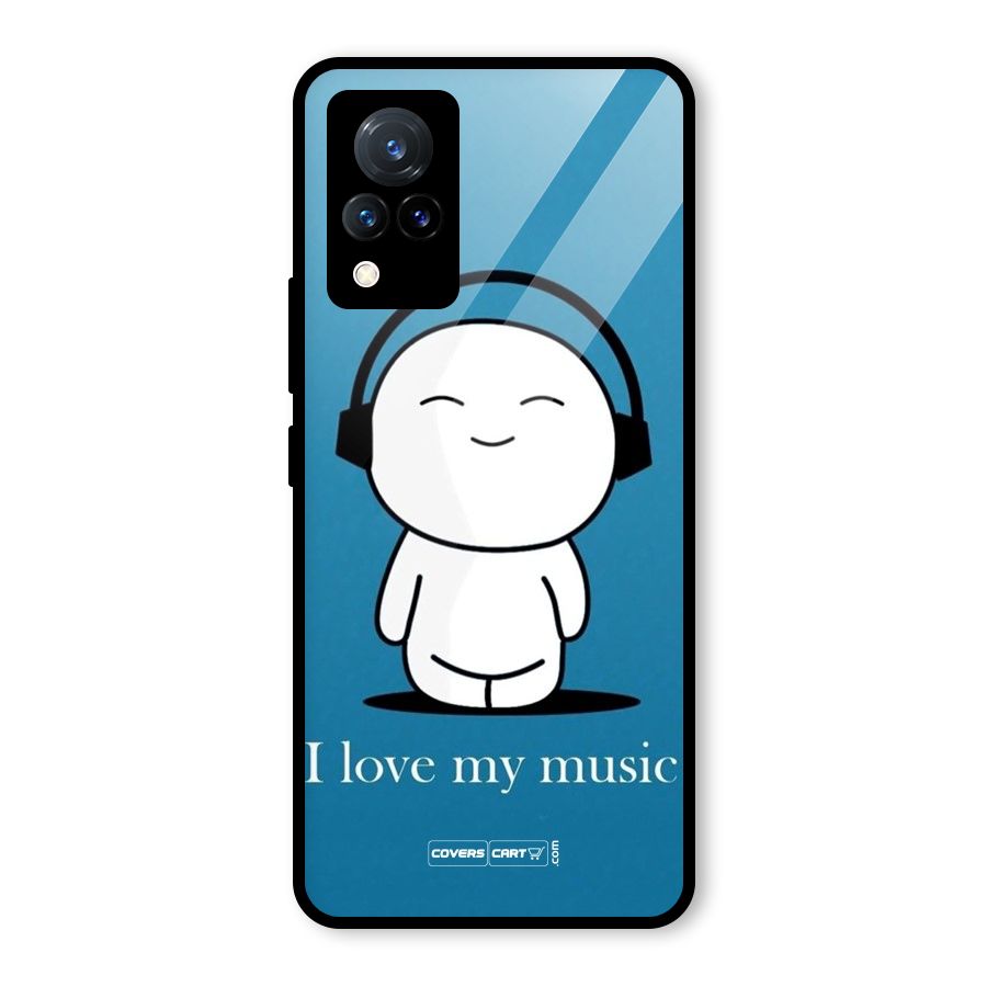 Love for Music Glass Back Case for Vivo V21 5G