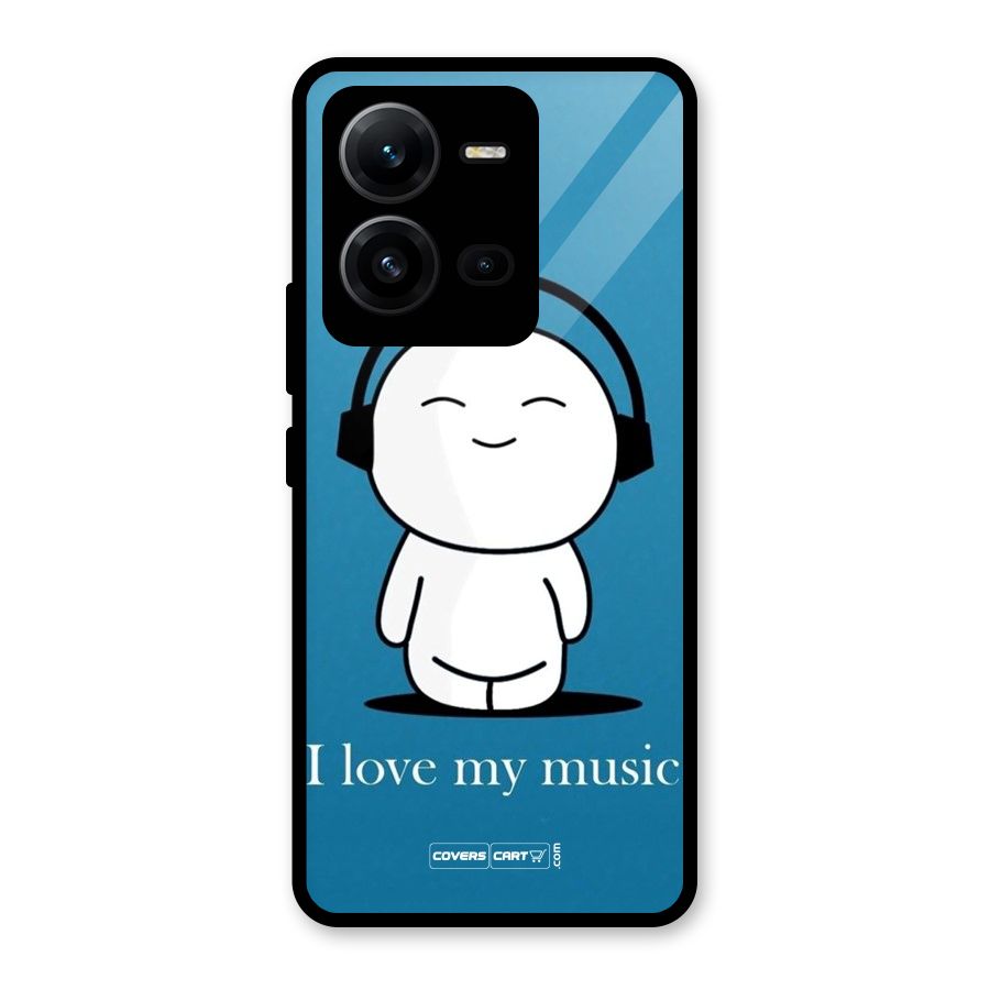 Love for Music Glass Back Case for Vivo V25