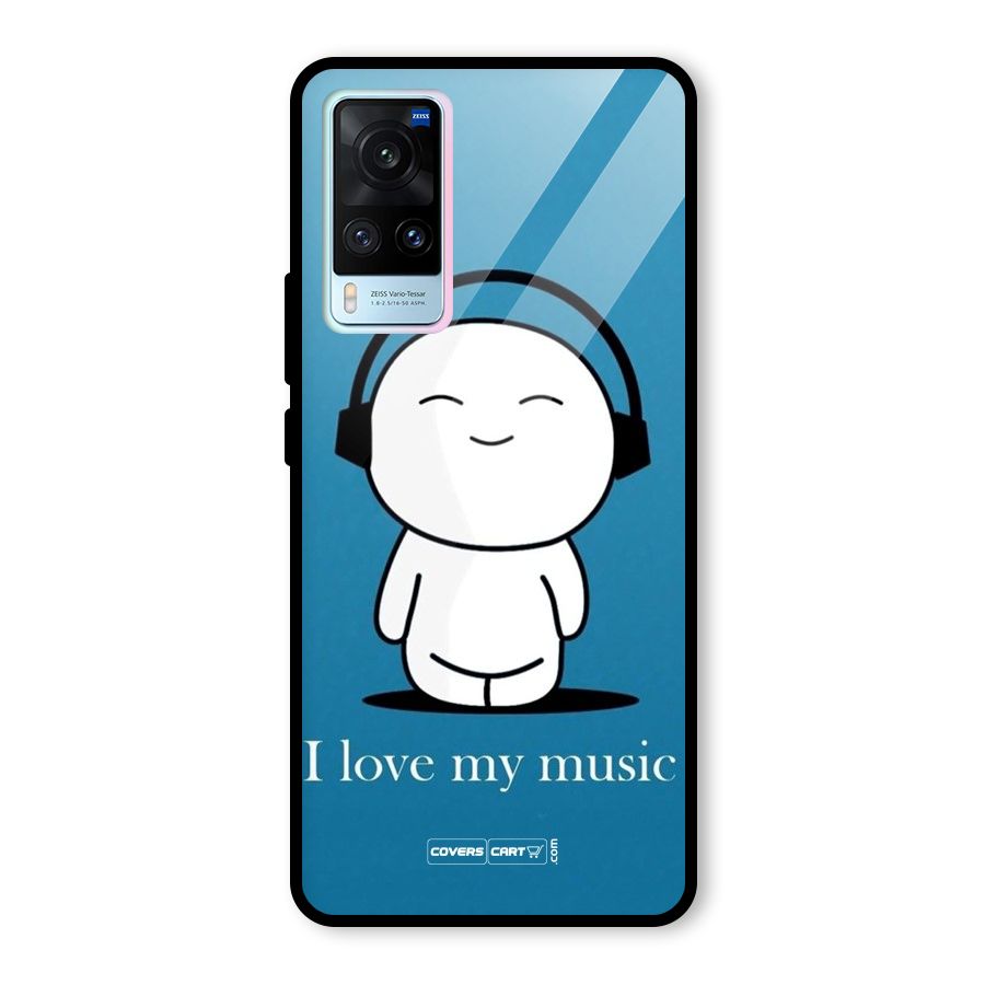 Love for Music Glass Back Case for Vivo X60