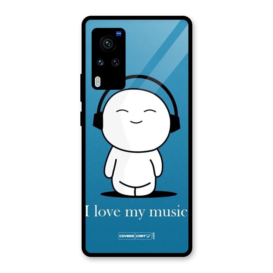 Love for Music Glass Back Case for Vivo X60 Pro