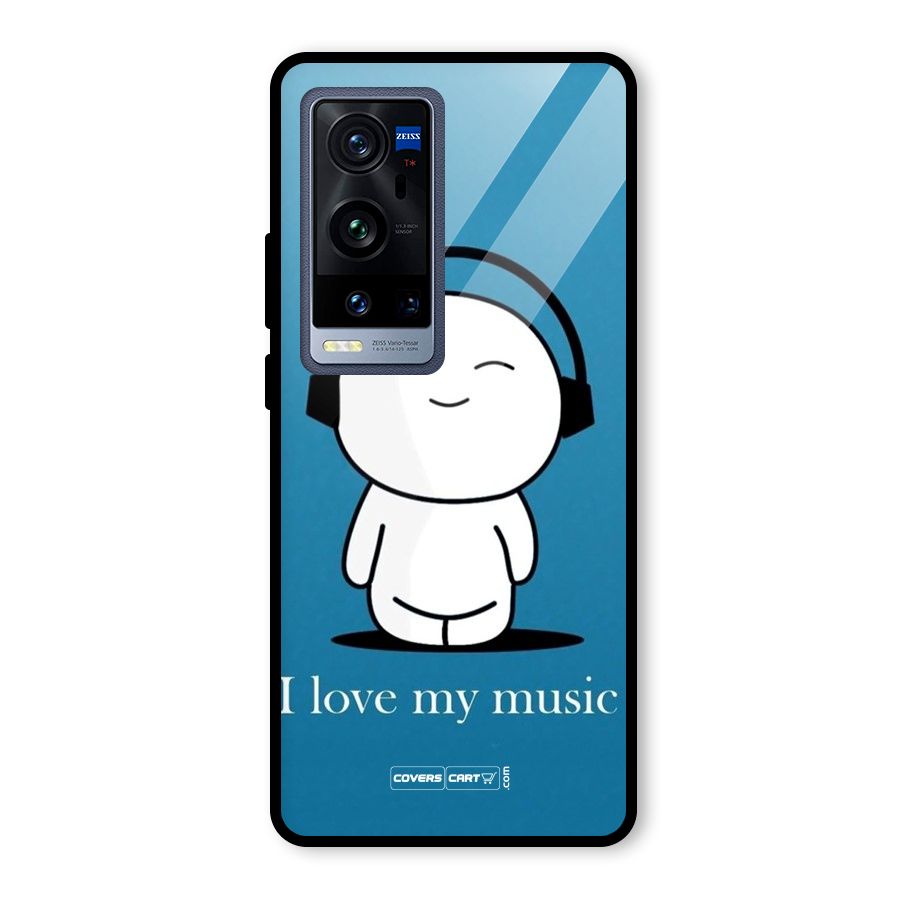 Love for Music Glass Back Case for Vivo X60 Pro Plus