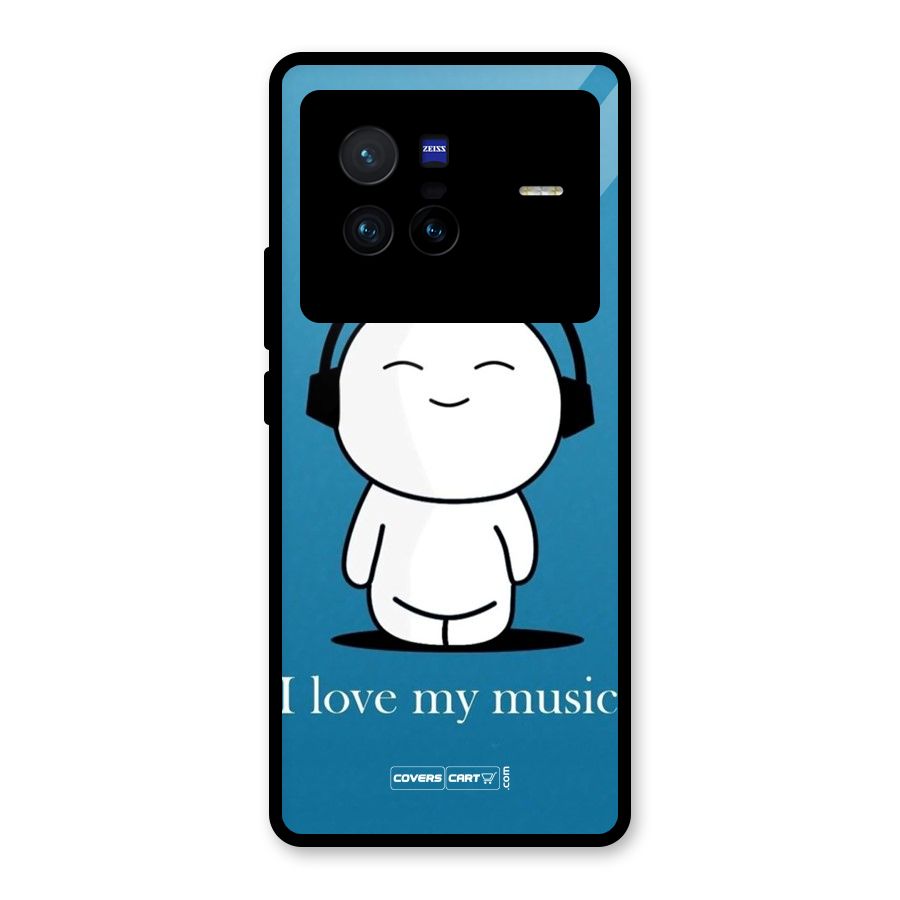 Love for Music Glass Back Case for Vivo X80