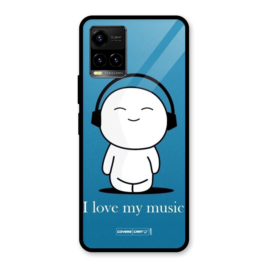 Love for Music Glass Back Case for Vivo Y21T