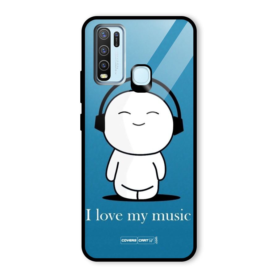 Love for Music Glass Back Case for Vivo Y30