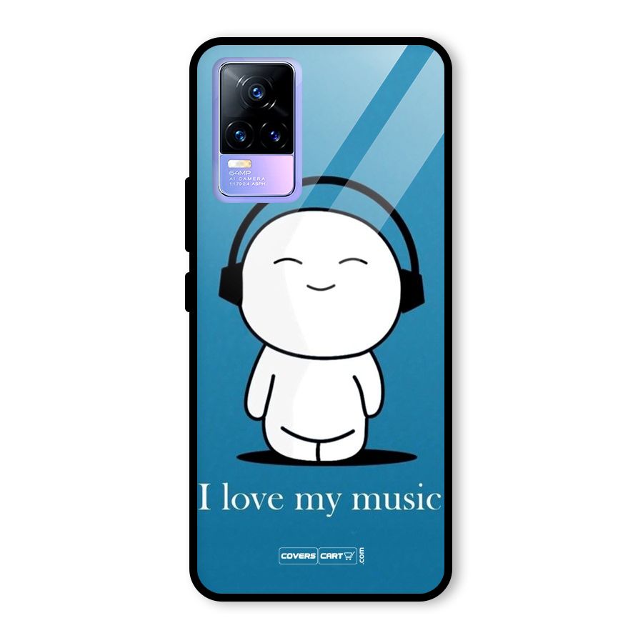 Love for Music Glass Back Case for Vivo Y73