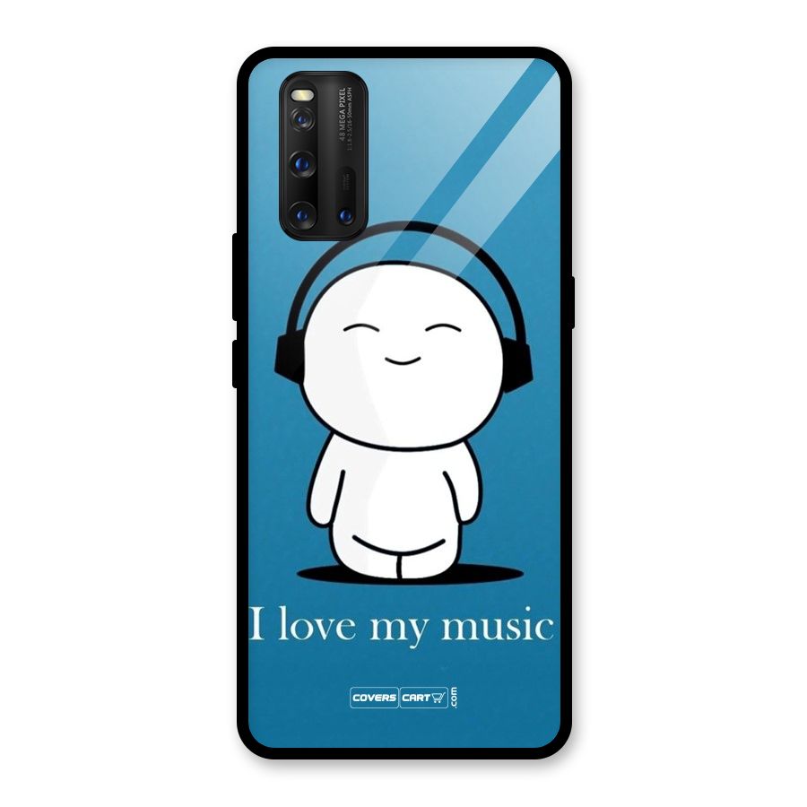 Love for Music Glass Back Case for Vivo iQOO 3