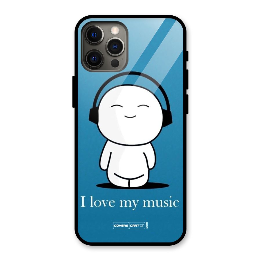 Love for Music Glass Back Case for iPhone 12 Pro Max