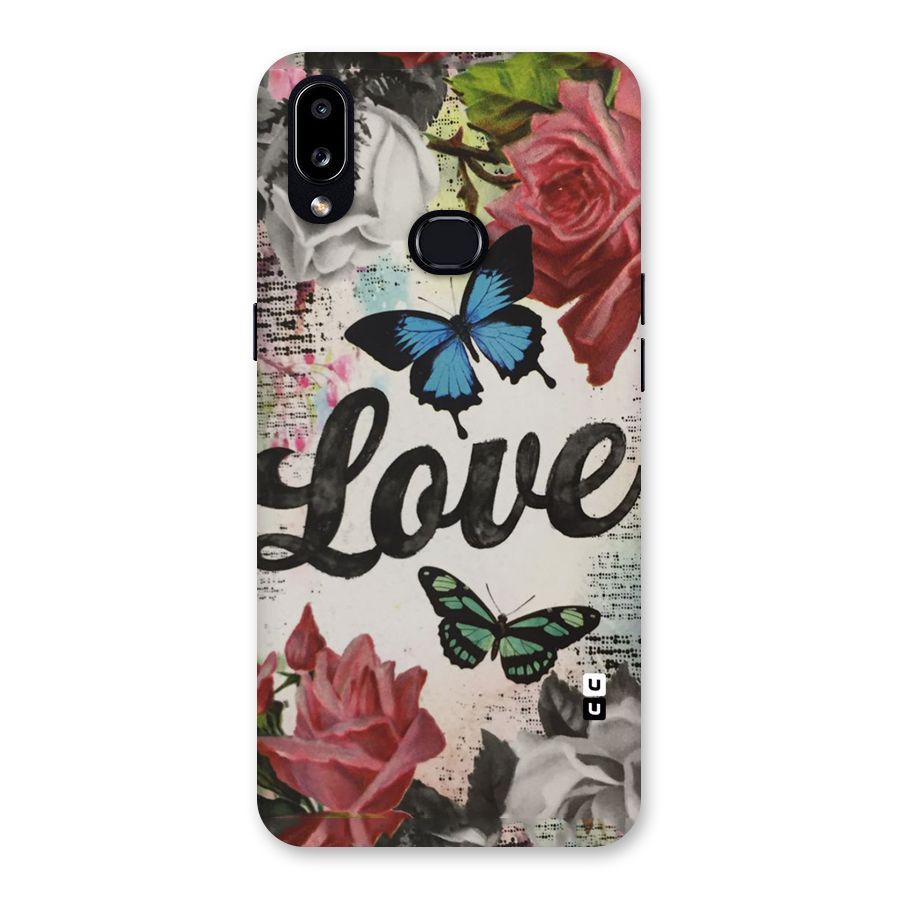 Lovely Butterfly Love Back Case for Galaxy A10s