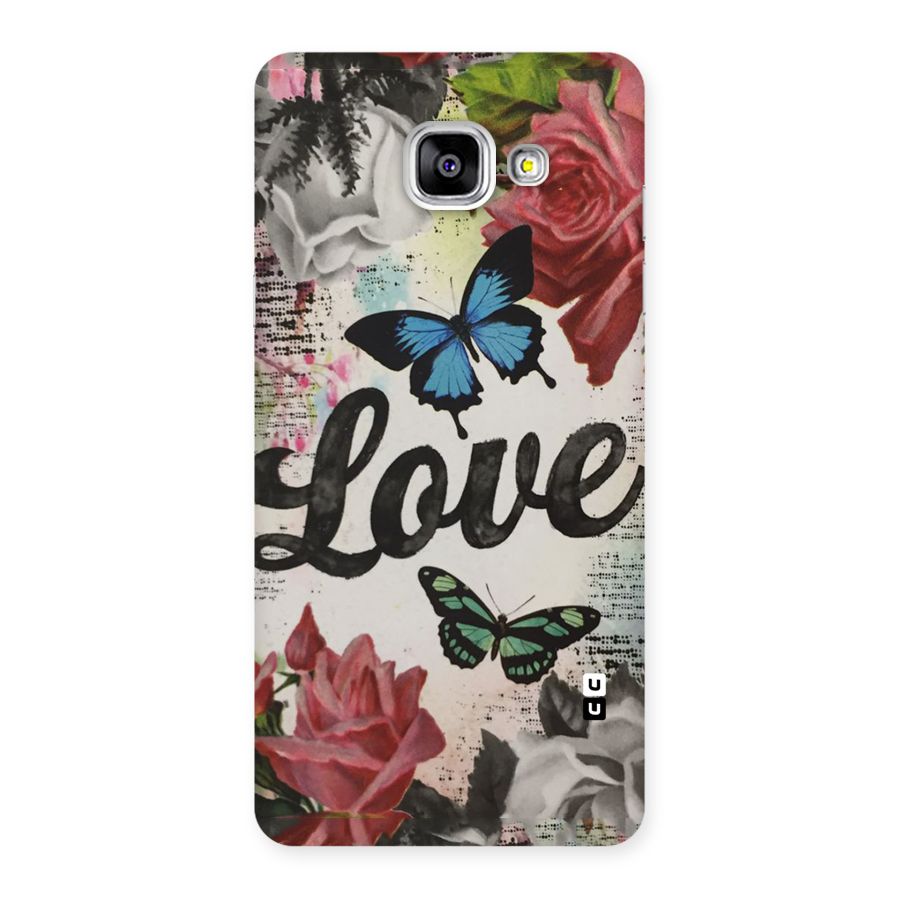 Lovely Butterfly Love Back Case for Galaxy A5 2016