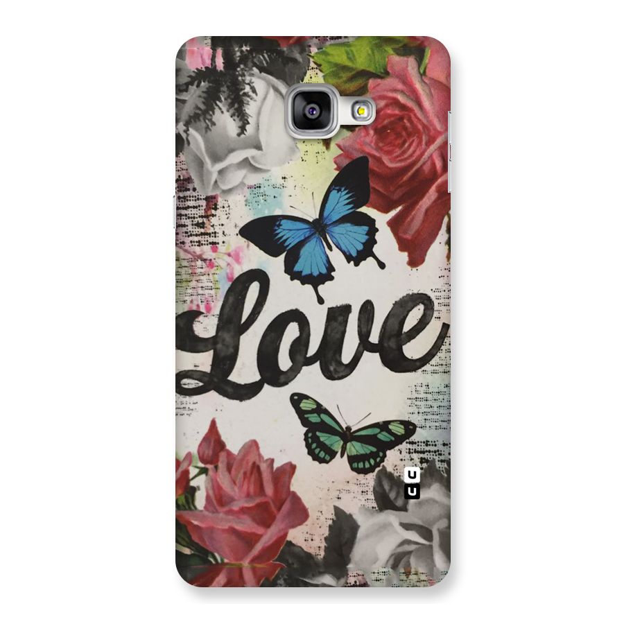 Lovely Butterfly Love Back Case for Galaxy A9