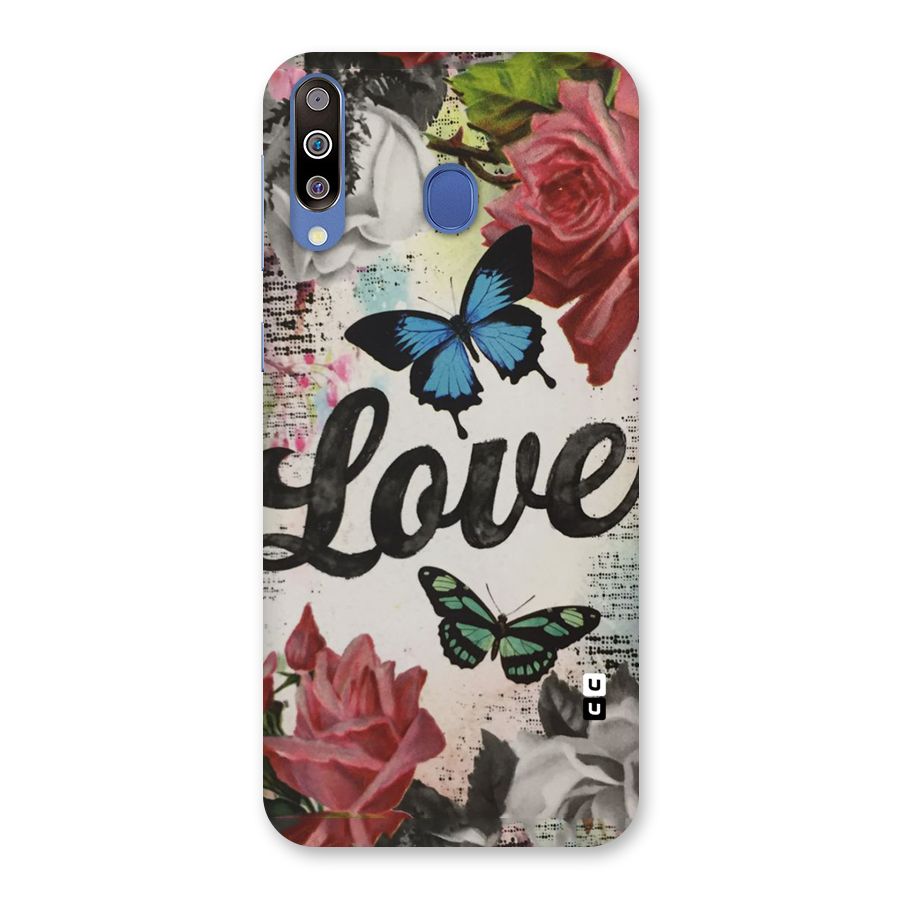 Lovely Butterfly Love Back Case for Galaxy M30