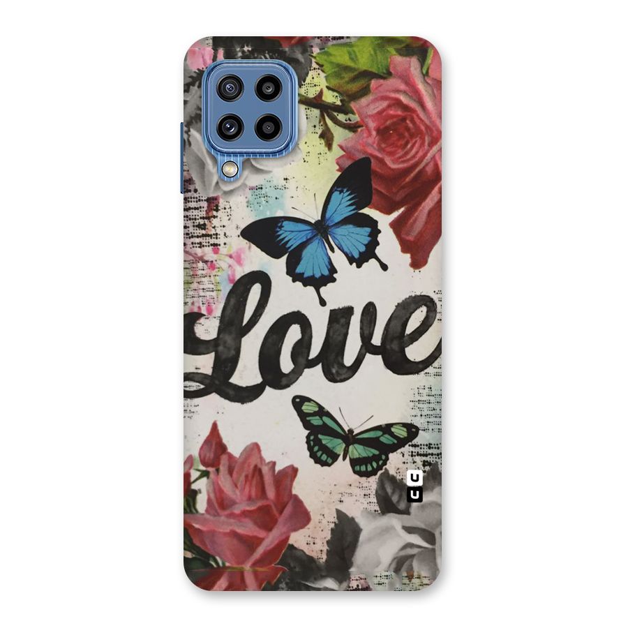 Lovely Butterfly Love Back Case for Galaxy M32