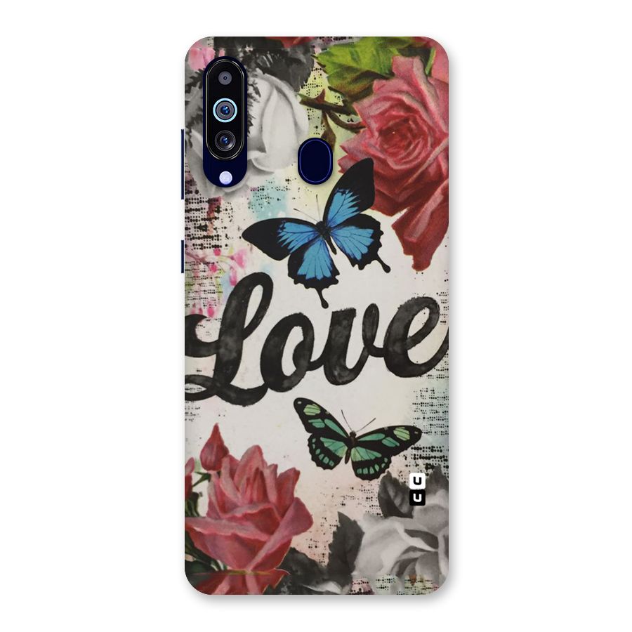 Lovely Butterfly Love Back Case for Galaxy M40
