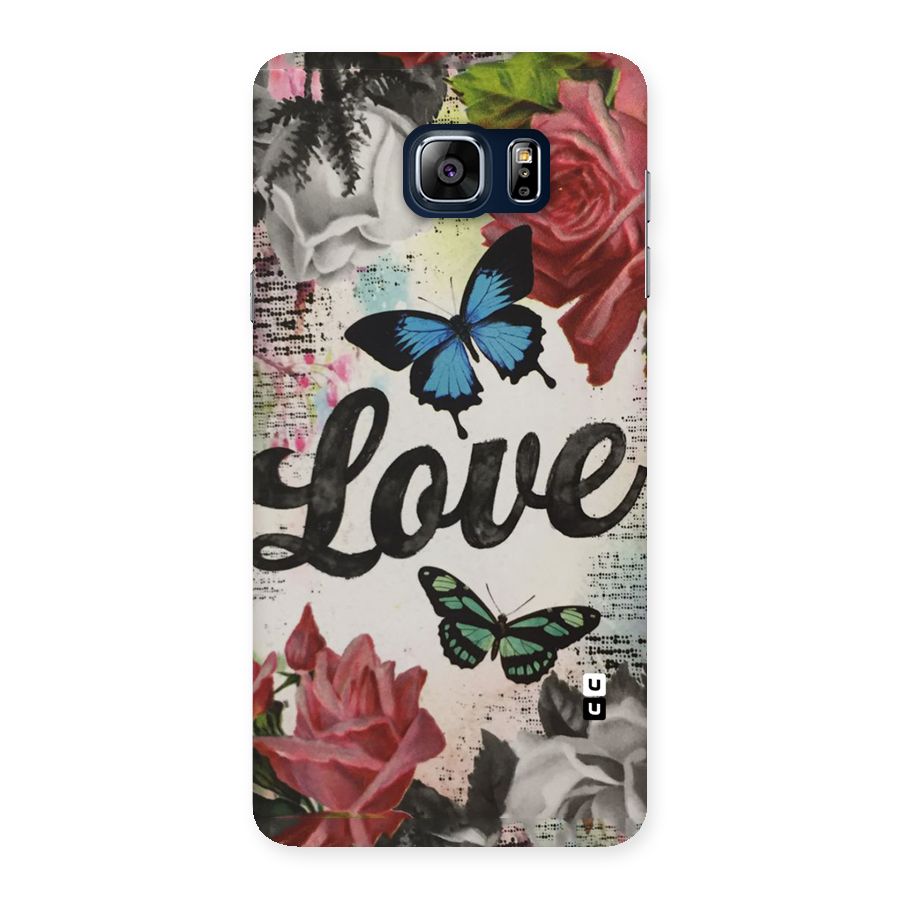 Lovely Butterfly Love Back Case for Galaxy Note 5