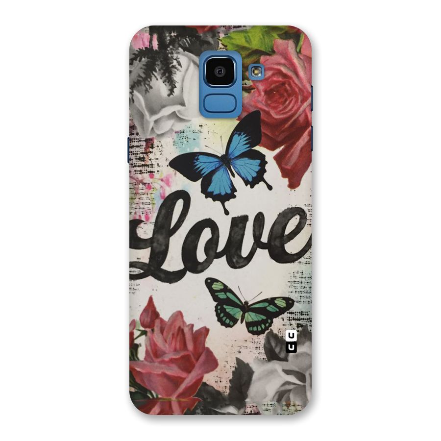 Lovely Butterfly Love Back Case for Galaxy On6